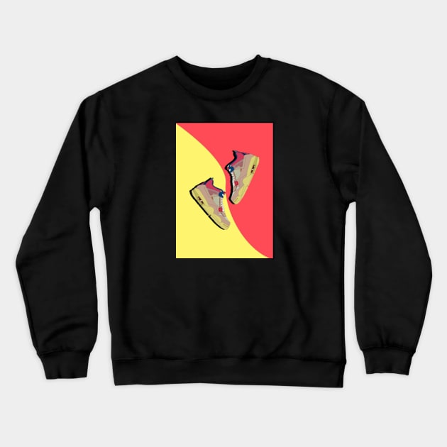 Creamy sneakers Crewneck Sweatshirt by rajibdeje@gmail.com